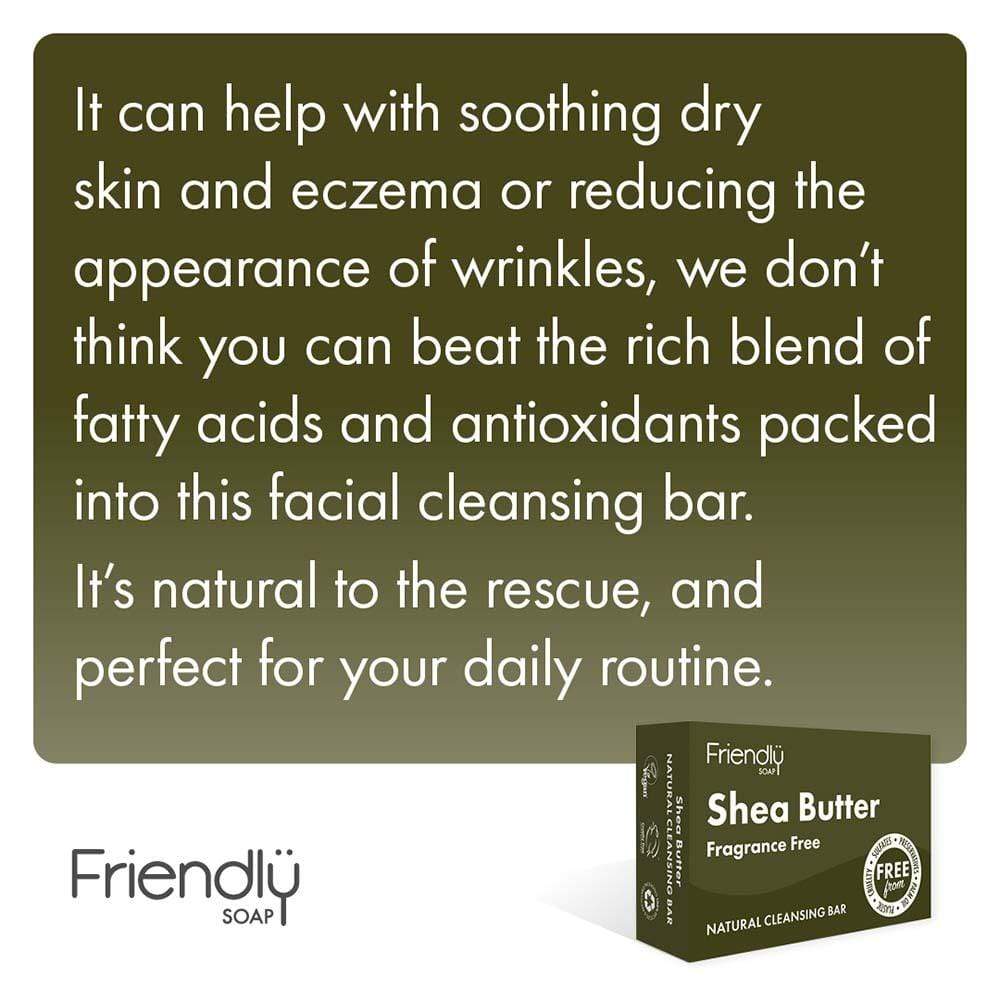 Friendly Soap - Shea Butter Facial Cleansing Bar &Keep