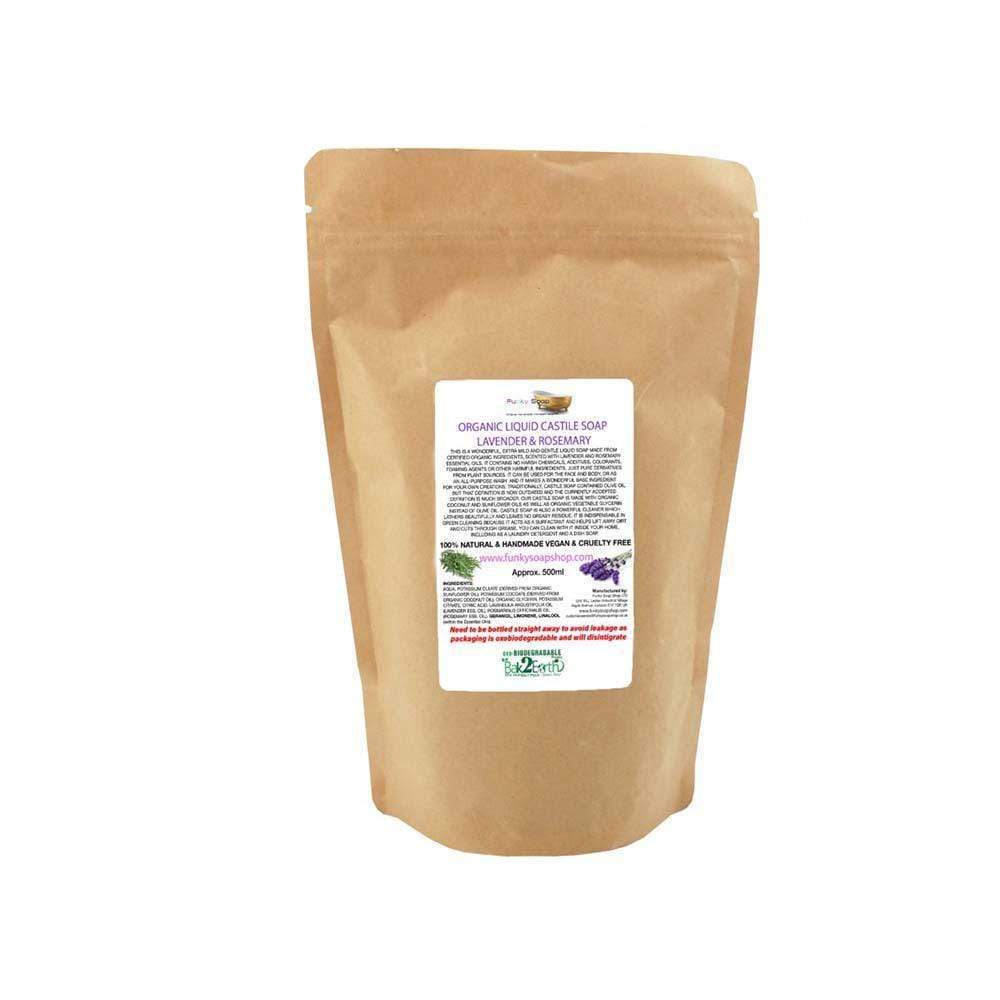Organic Liquid Castile Soap 500ml - Lavender & Rosemary &Keep