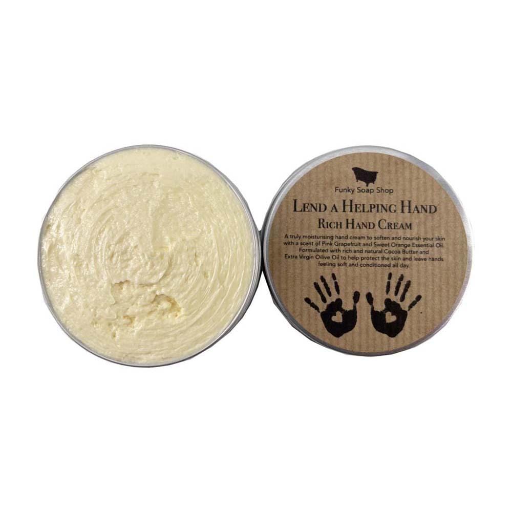 Rich Hand Cream "Lend a Helping Hand" - Funky Soap &Keep