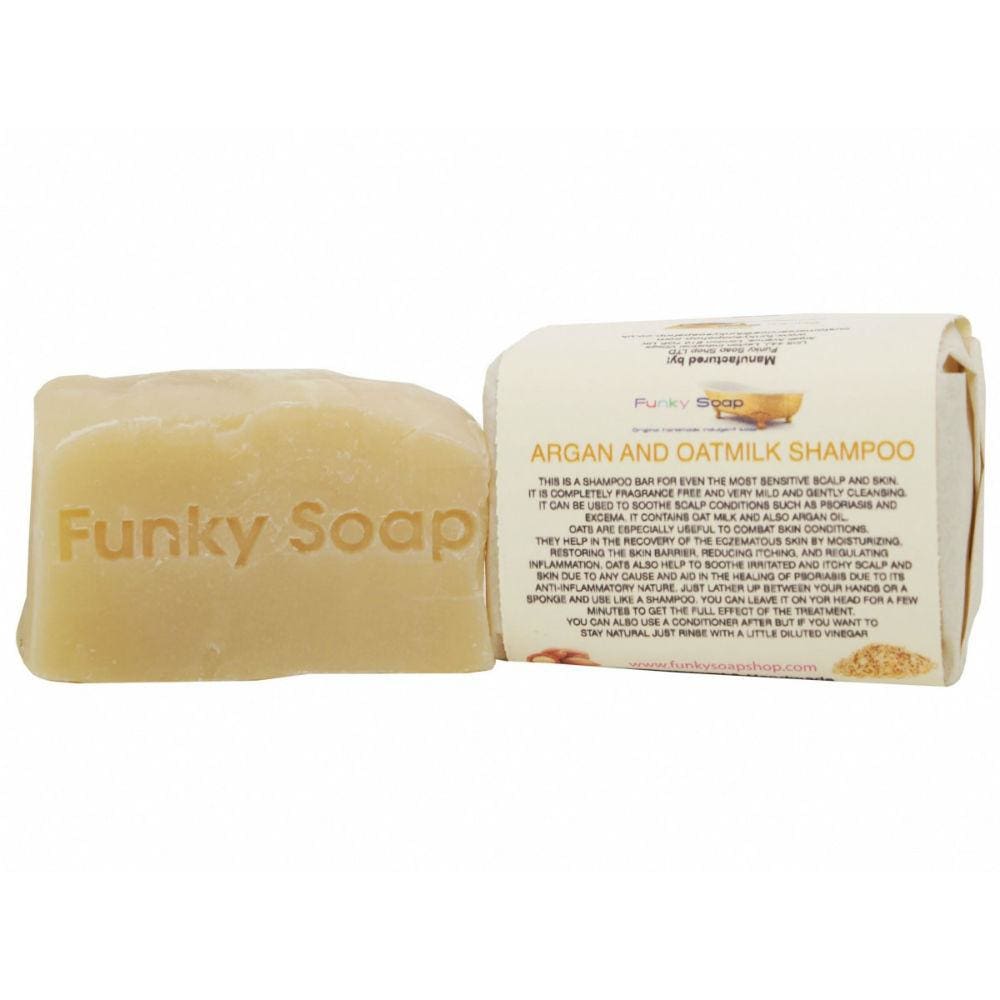 Funky Soap Argan & Oatmilk Shampoo Bar - Funky Soap &Keep