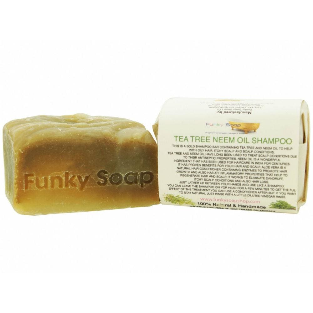 Funky Soap Tea Tree & Neem Shampoo Bar - Funky Soap &Keep