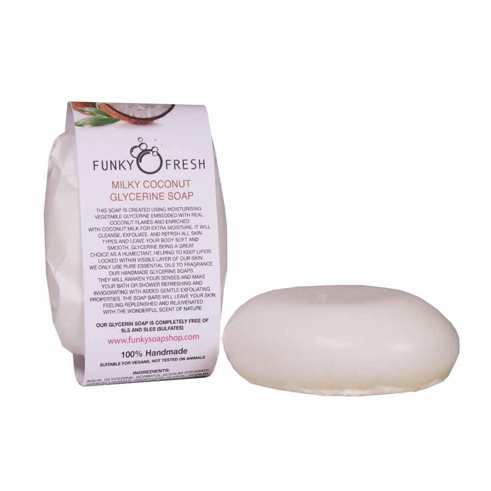 Coconut Milk Glycerine Soap - Funky Soap &Keep
