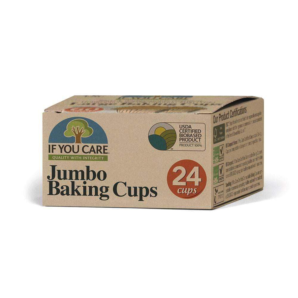 Compostable Unbleached Baking Cases - Jumbo If You Care &Keep