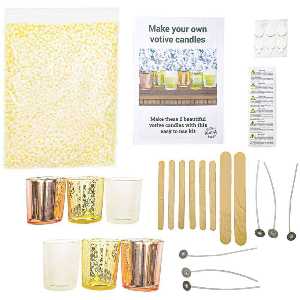Soy Wax Votive Candle Making Kit &Keep