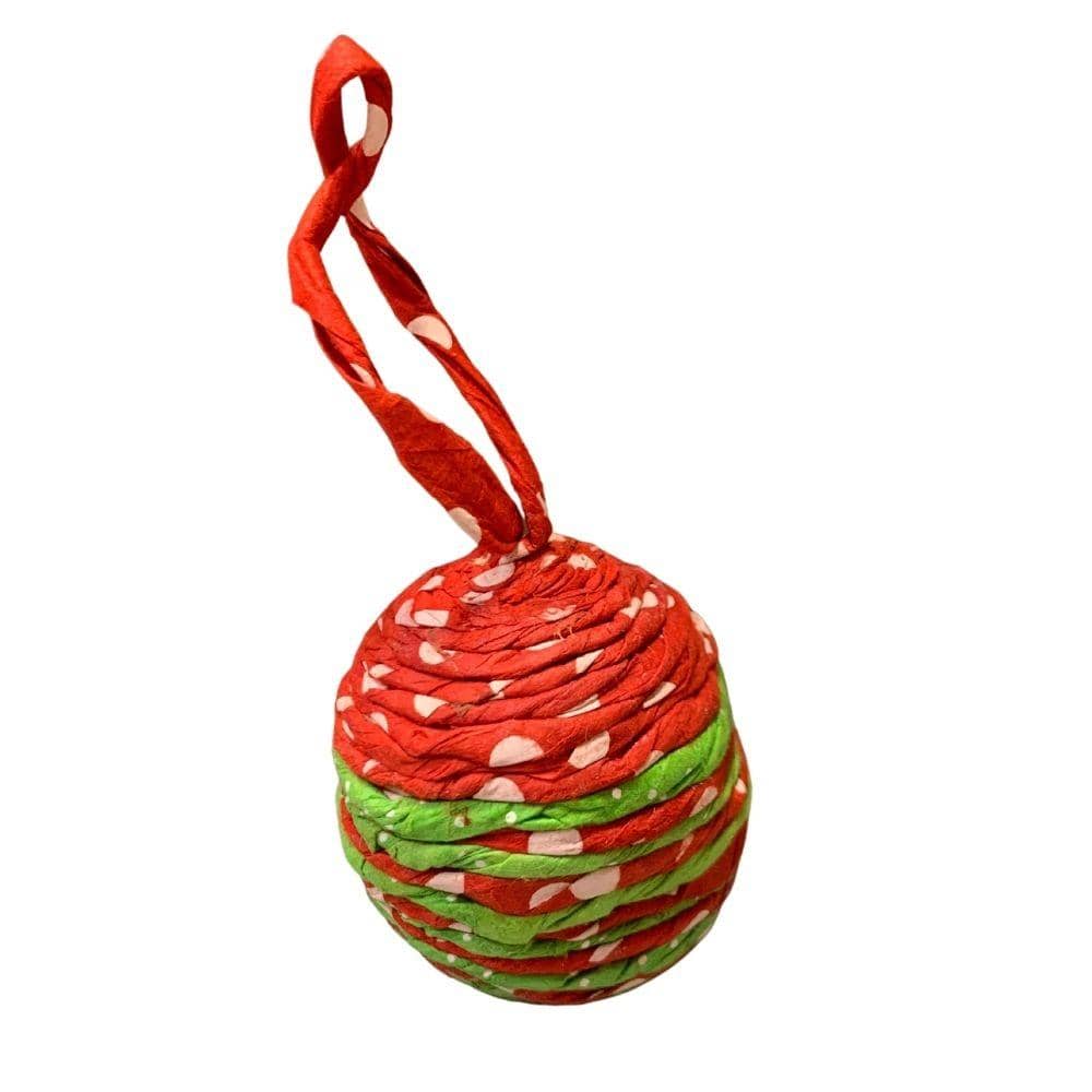 Twisted Recycled Paper Bauble &Keep