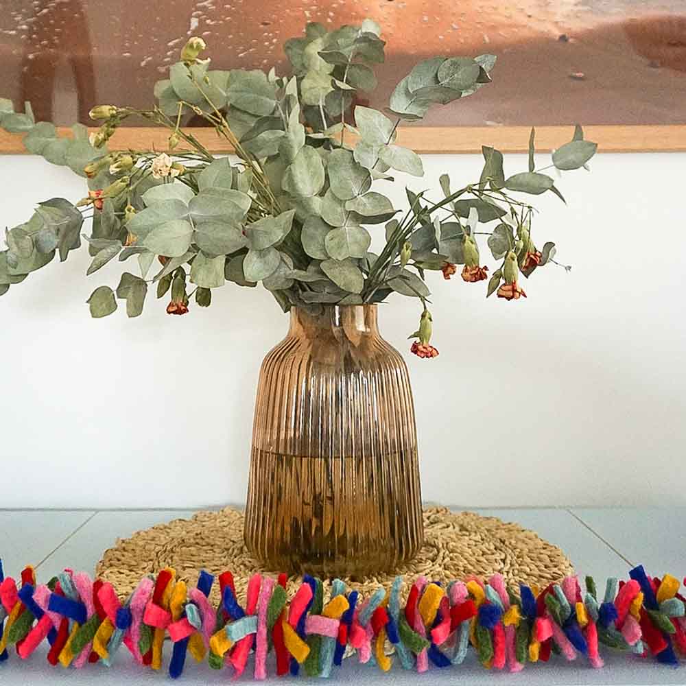 Hand Felted Confetti Garland &Keep