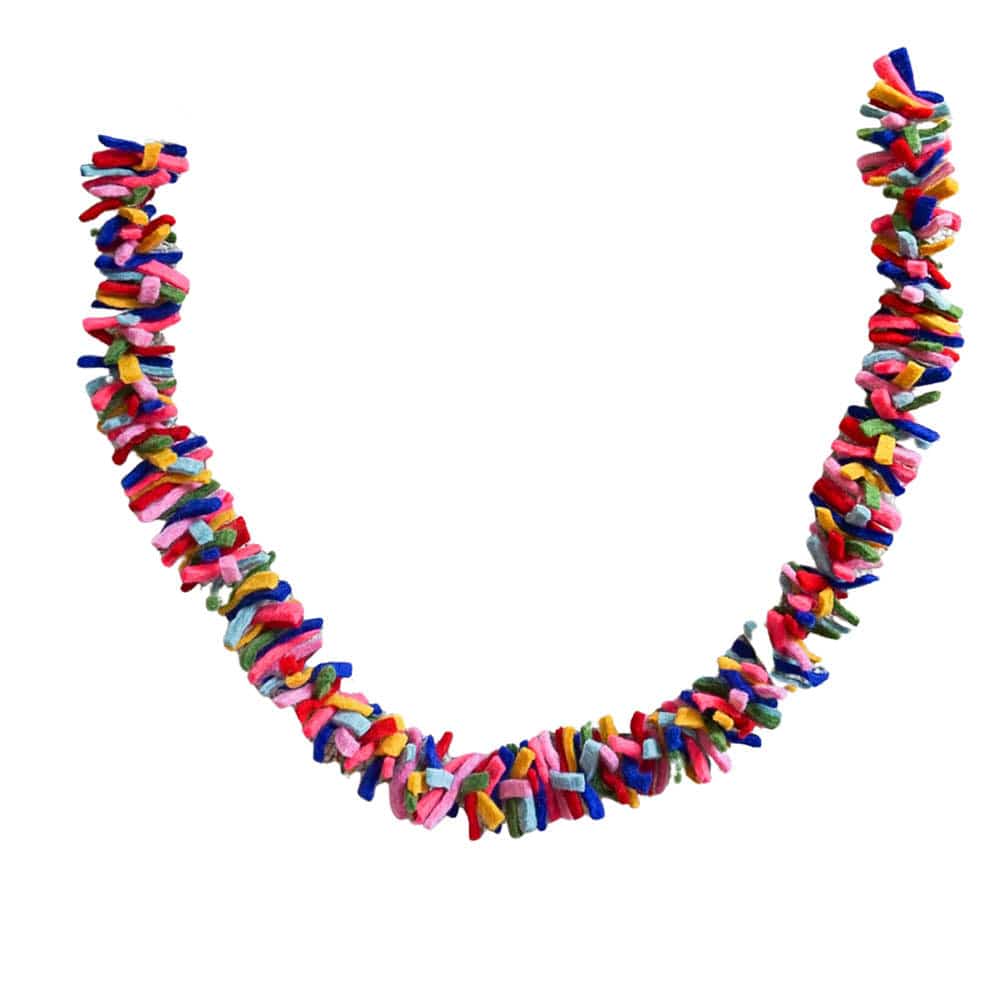 Hand Felted Confetti Garland &Keep