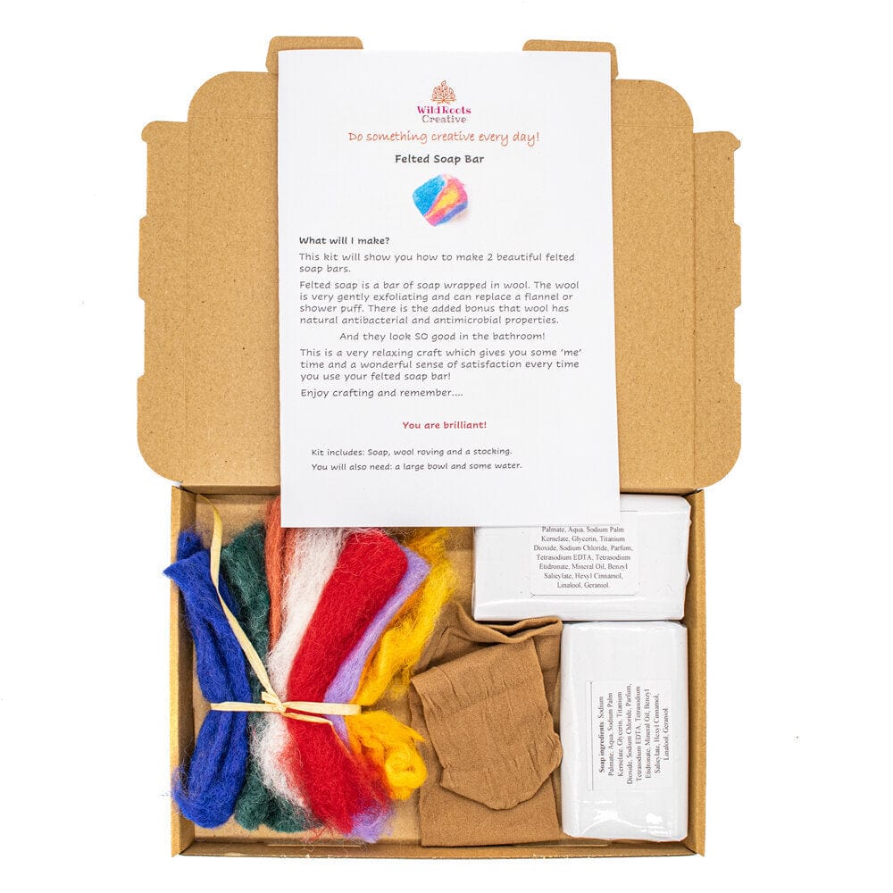 Felted Soap Craft Kit by Wild Roots &Keep