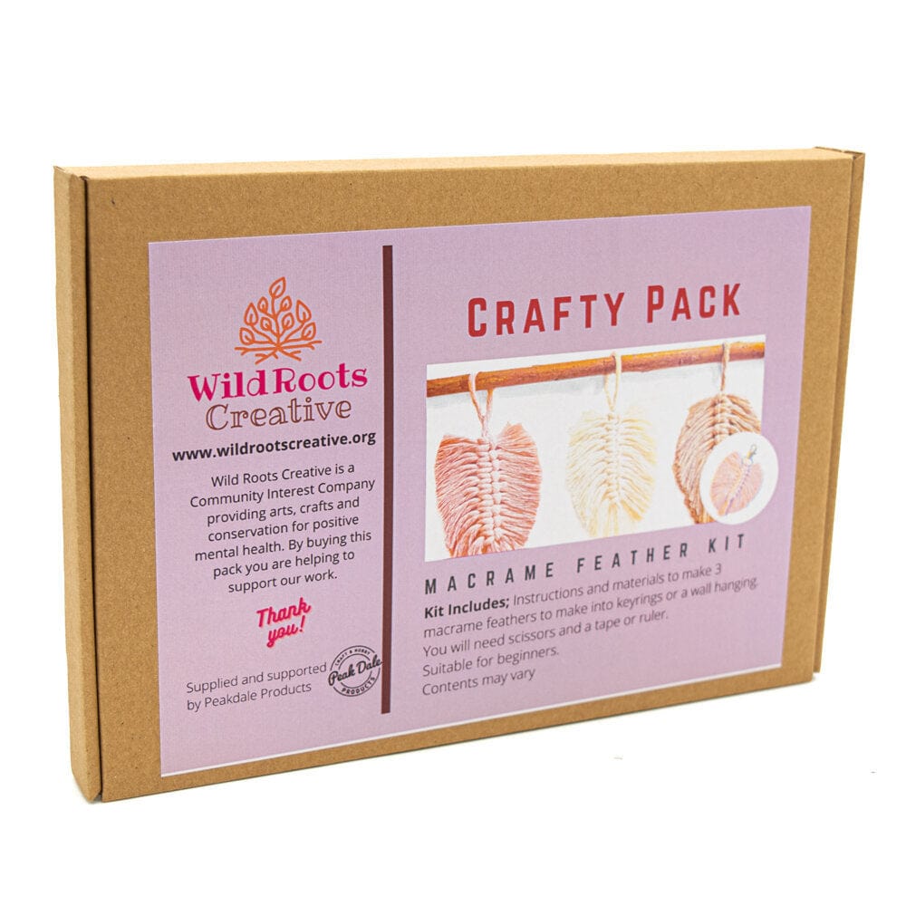 Macrame Feather Craft Kit Wild Roots