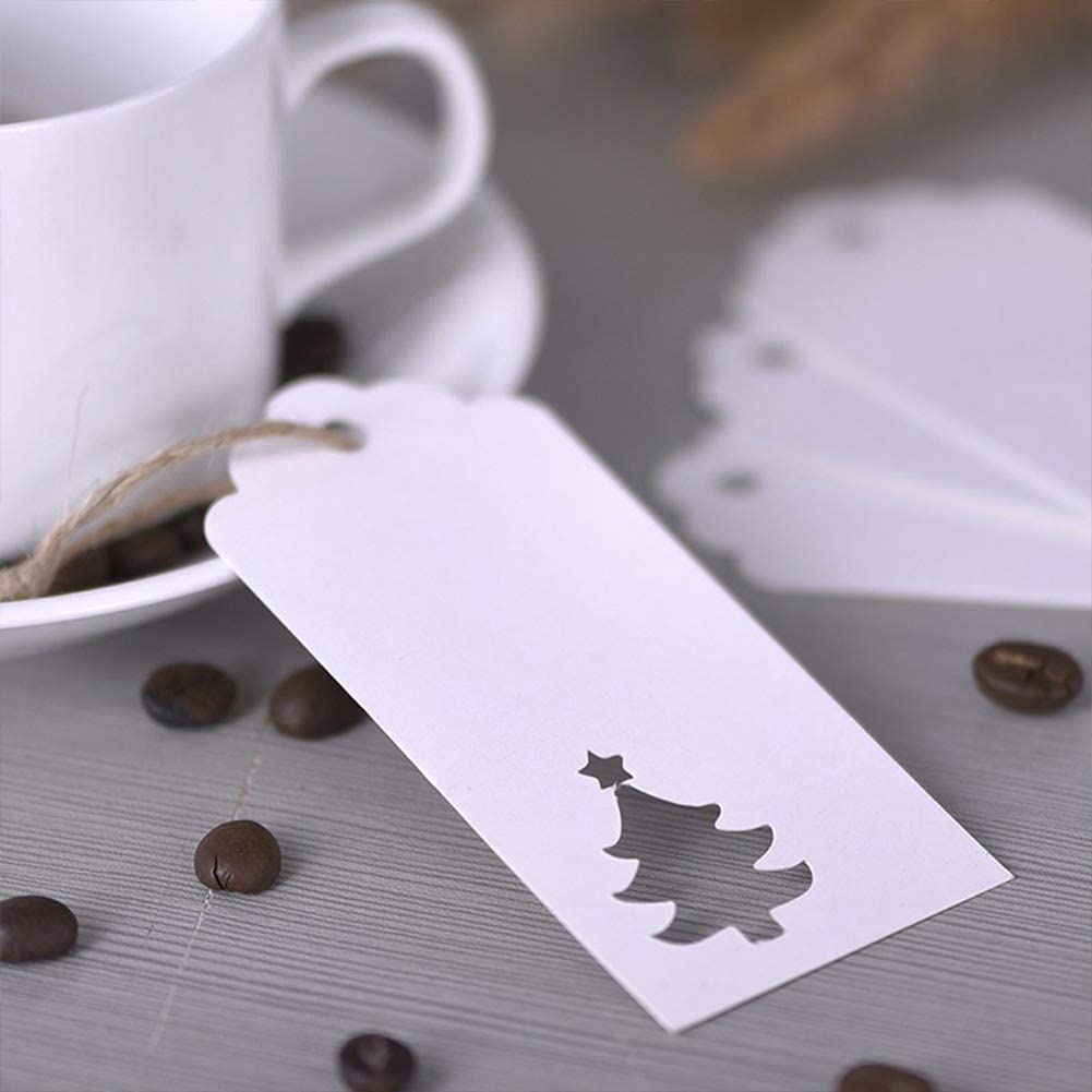 Die Cut Confetti Christmas Gift Tags Pack of 10 &Keep