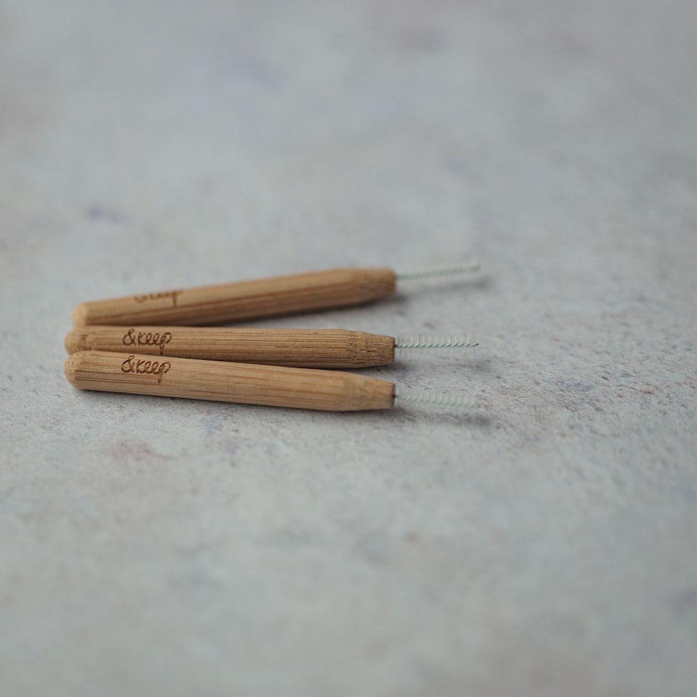 &Keep Bamboo Interdental Brushes Size 0 0.4mm &Keep
