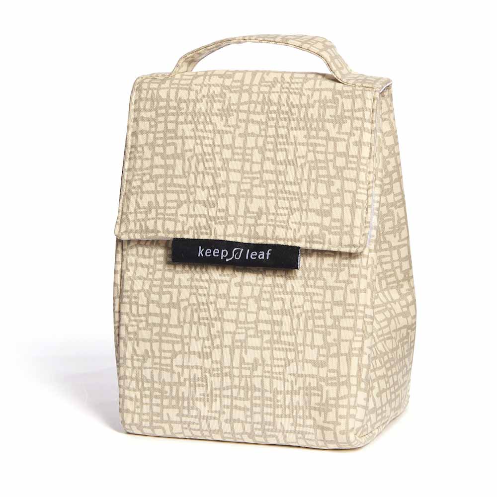 Organic Cotton Insulated Lunch Bag - Keep Leaf &Keep
