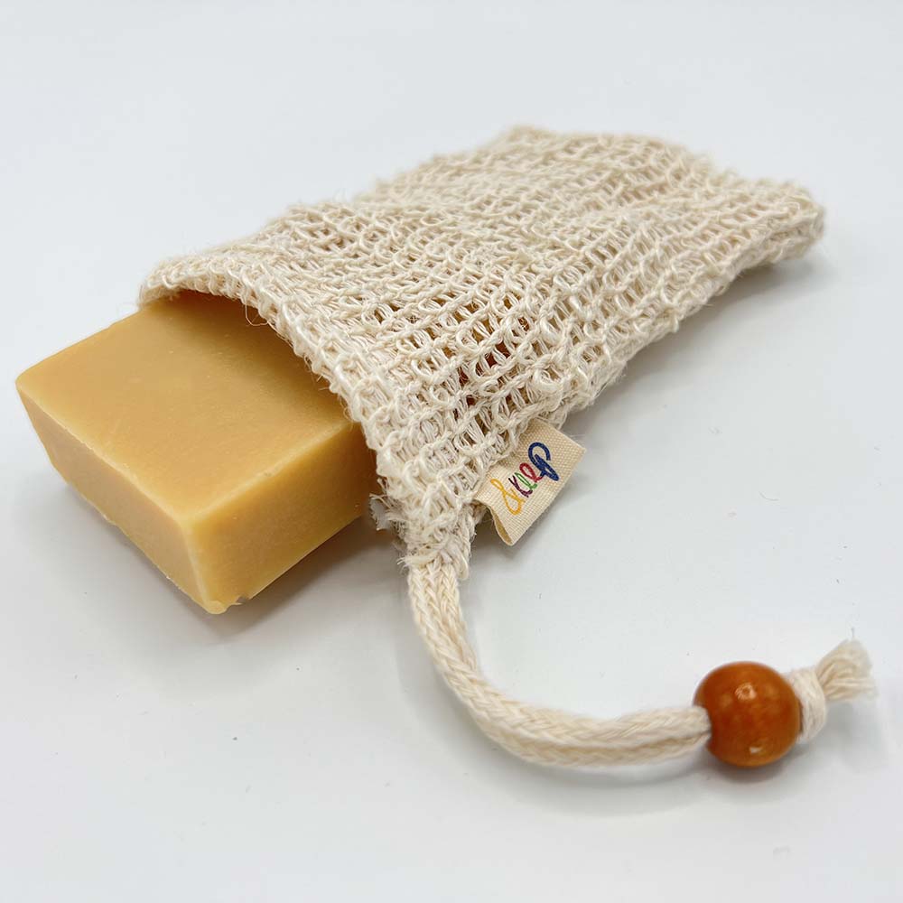 Organic Sisal Jute Soap Saver Pouch