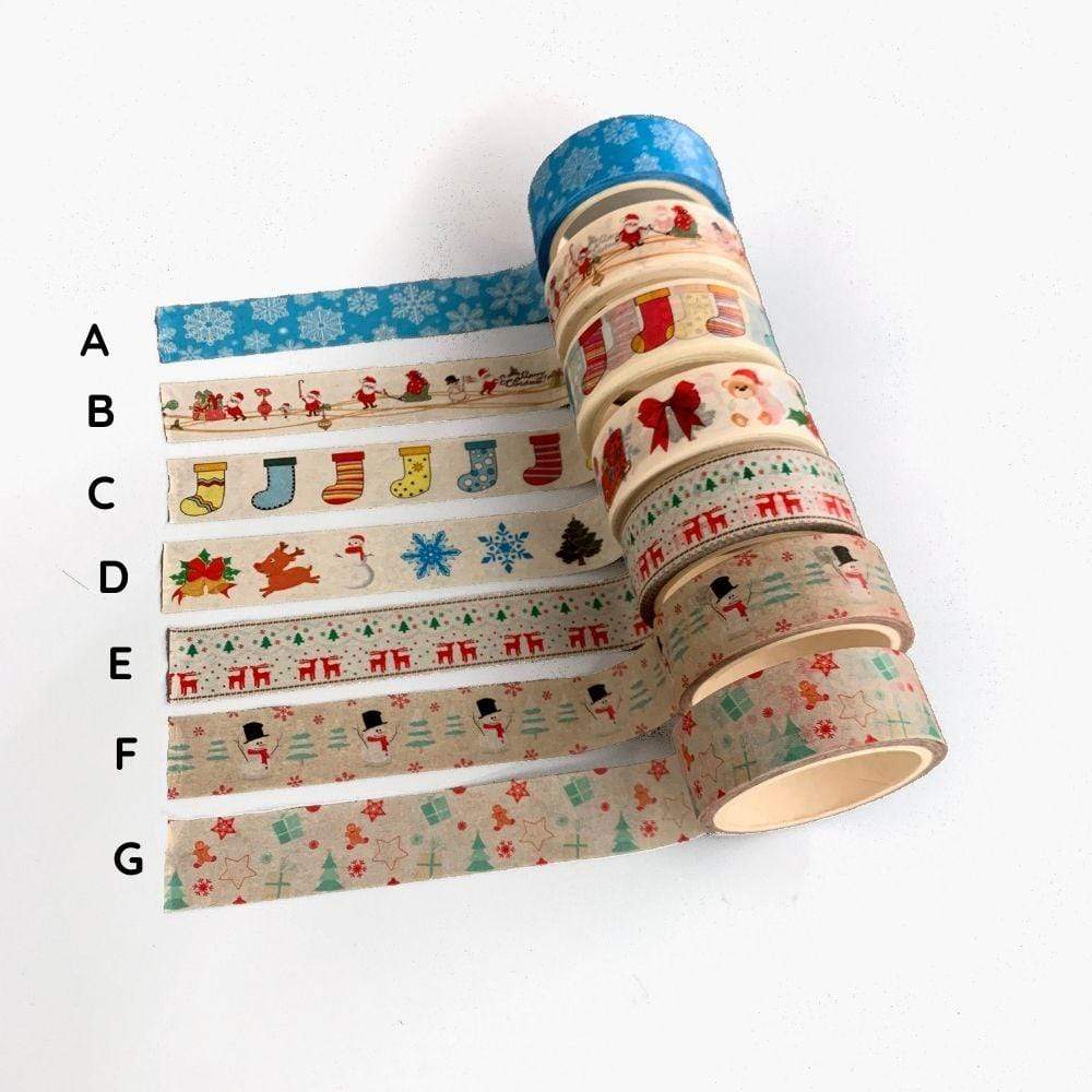 Christmas Biodegradable Washi Tape 15mm x 5m &Keep