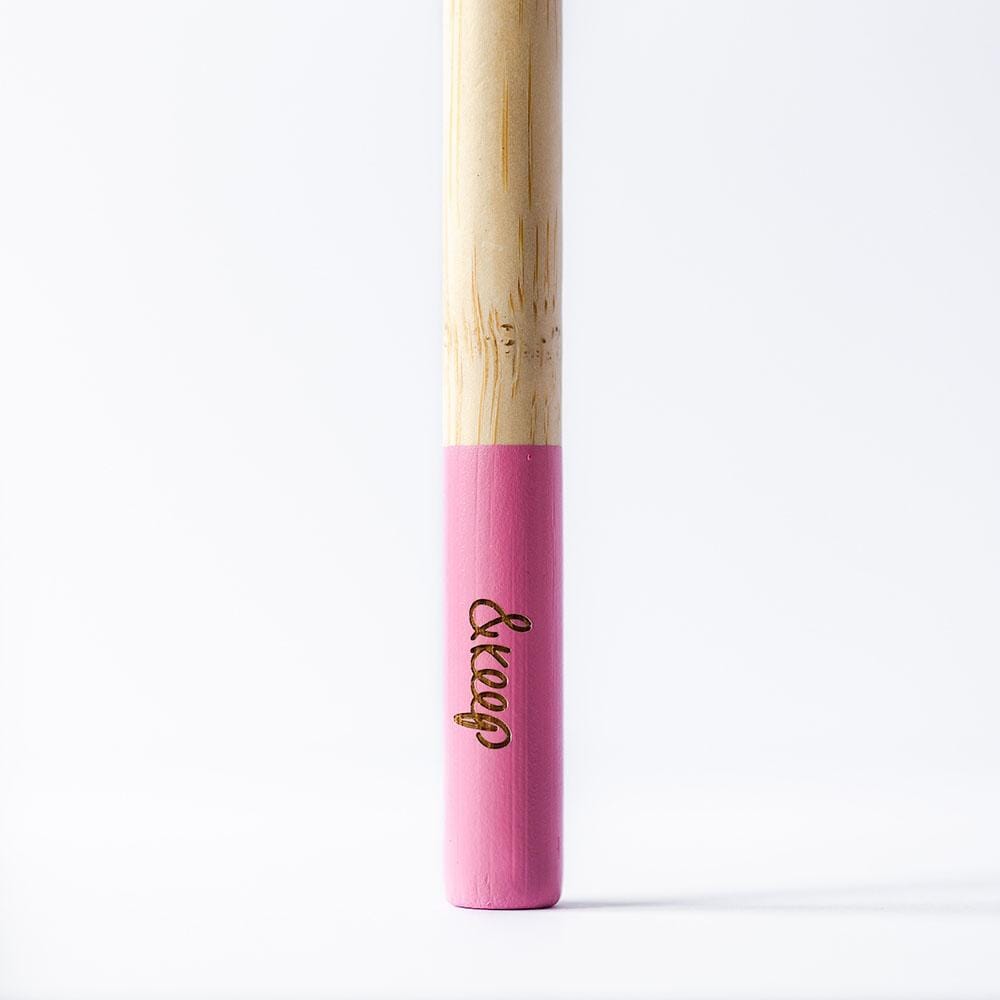 &Keep Bamboo Toothbrush - Pink