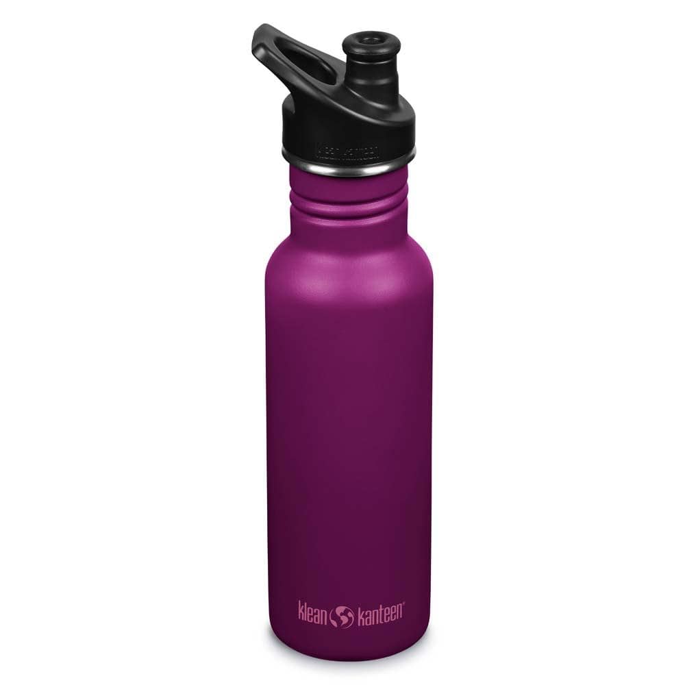Klean Kanteen Classic 532ml Reusable Bottle Sports Cap Purple Potion &Keep