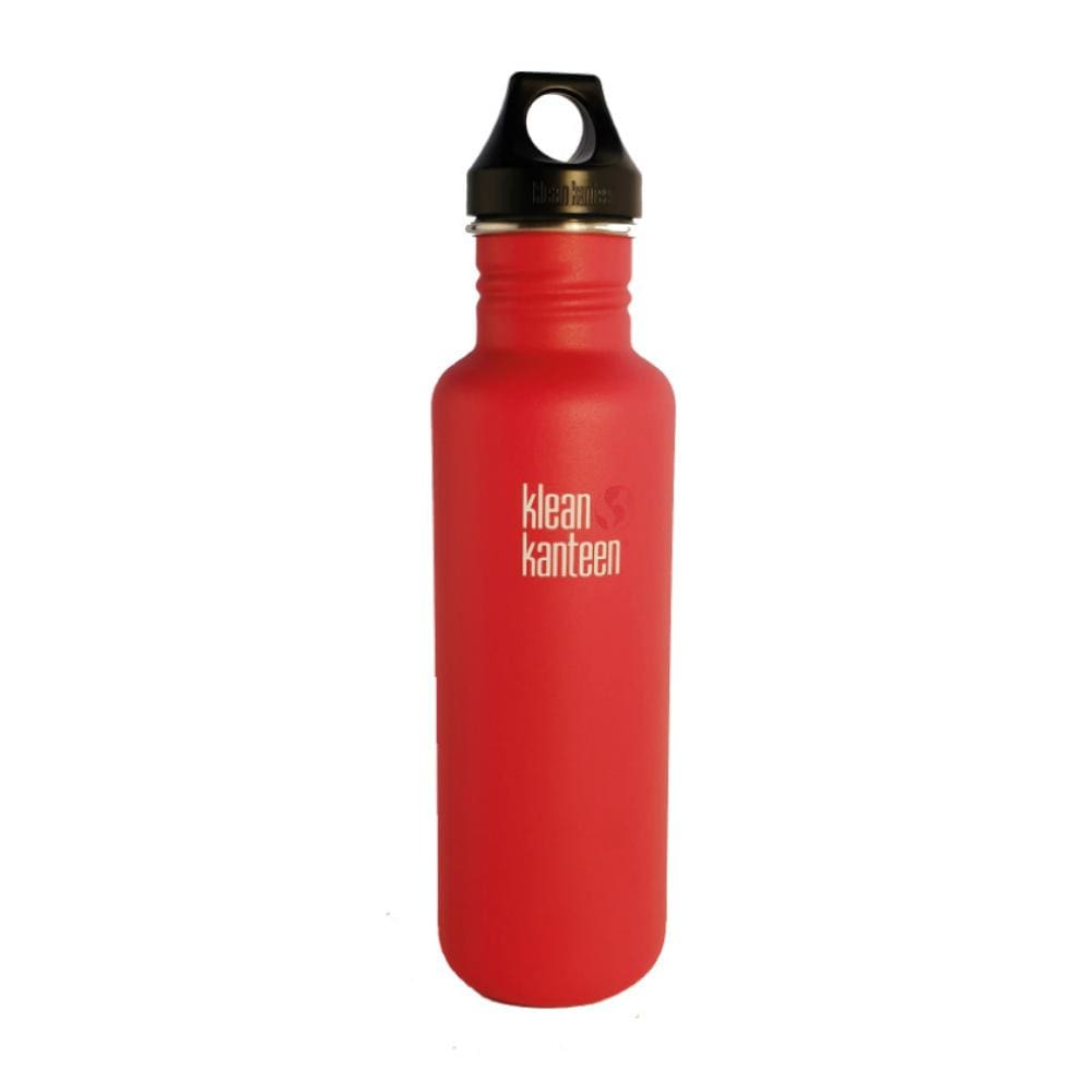 Klean Kanteen Klean Kanteen Stainless Steel 800ml Reusable Bottle - Loop Cap - Post Box Red &Keep
