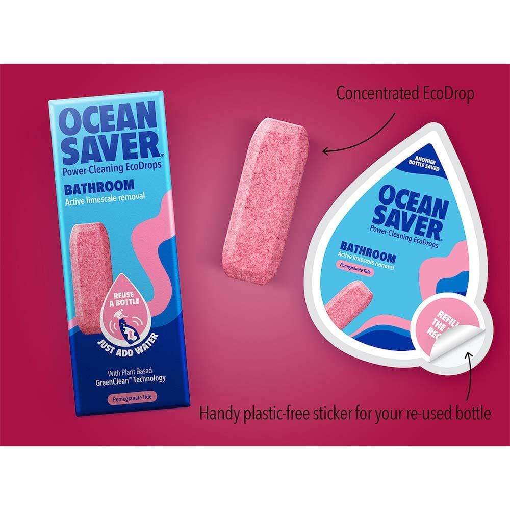 Plastic Free Cleaning Drop Bathroom Descaler - Pomegranate Tide &keep