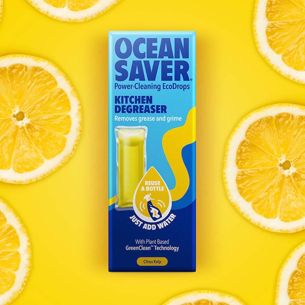 Plastic Free Cleaning Drop Kitchen Degreaser - Citrus Kelp &Keep