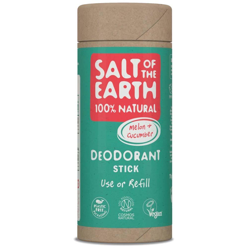 Salt of The Earth Natural Deodorant Stick Tube - Melon & Cucumber &Keep