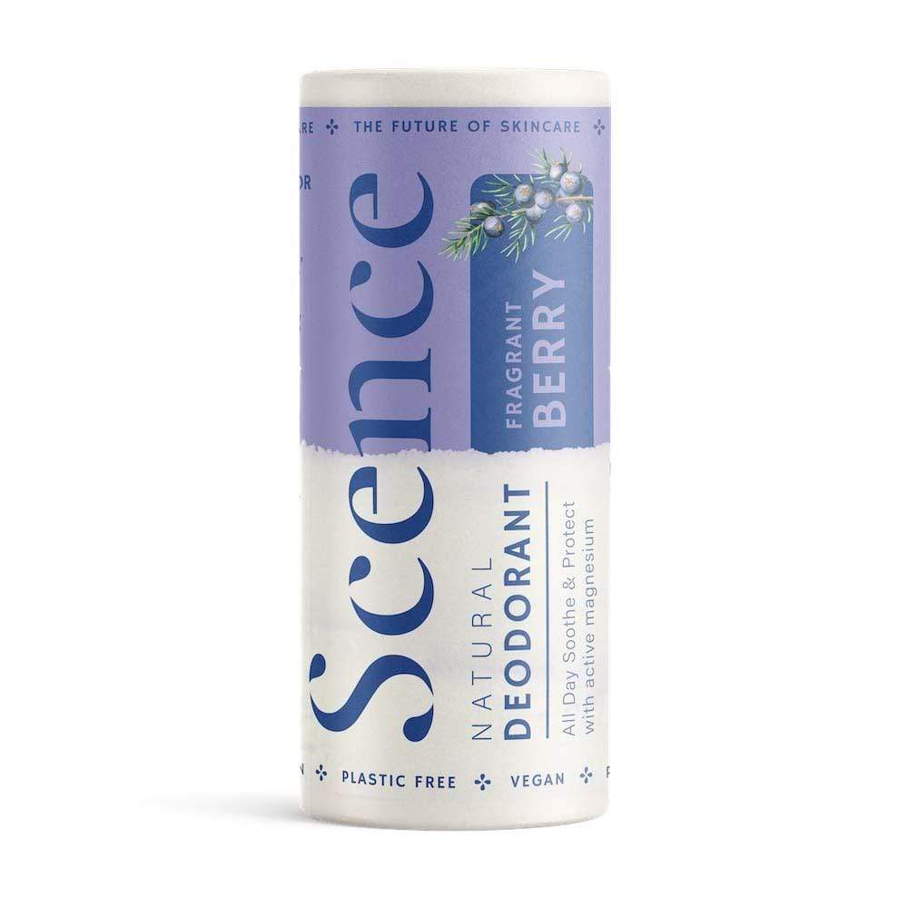 Scence Natural Vegan Deodorant Balm Stick - Fragrant Berry &Keep