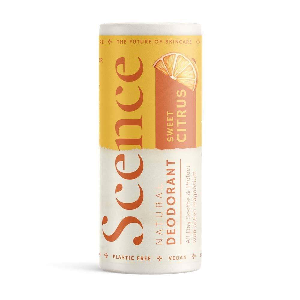 Scence Natural Vegan Deodorant Balm Stick - Sweet Citrus &Keep
