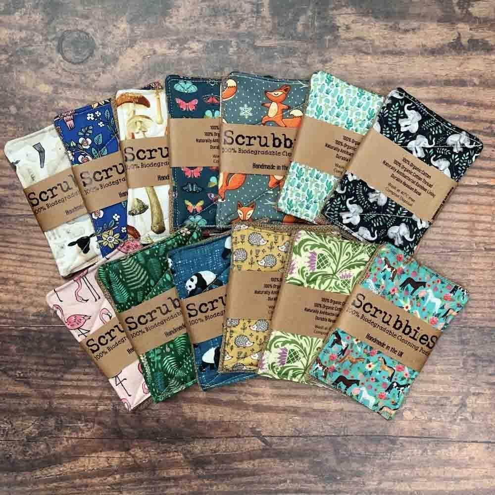 Scrubbies Washing Up Pads - Patterned &Keep