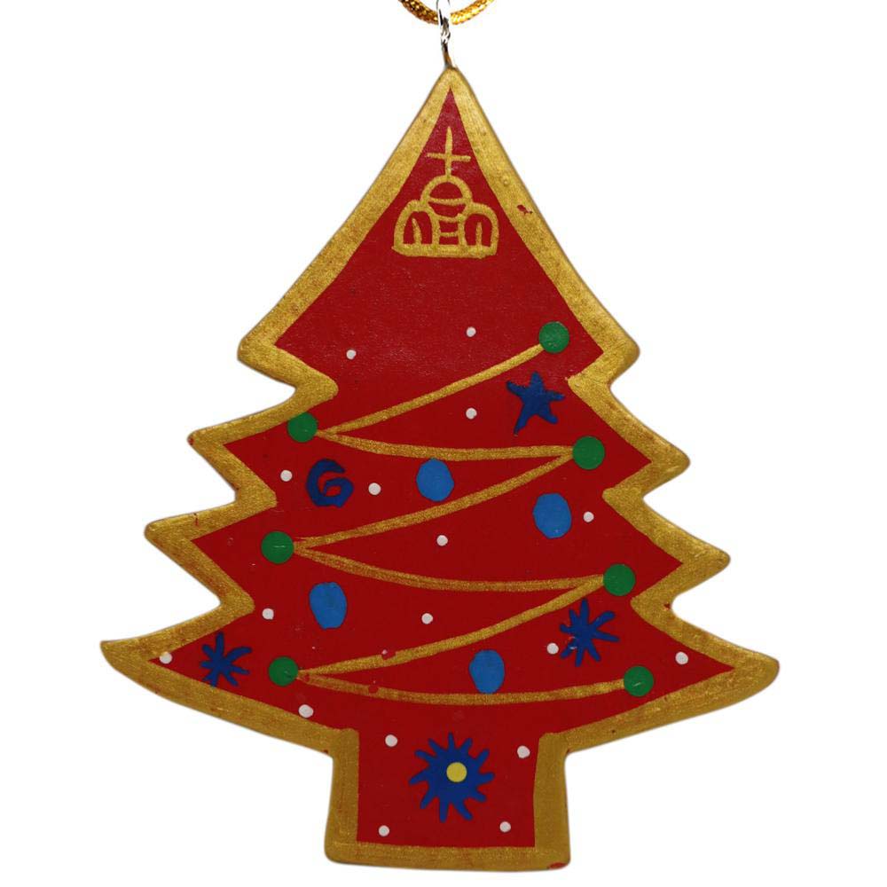 Wooden Hanging Christmas Decoration - Christmas Tree Shared Earth &Keep