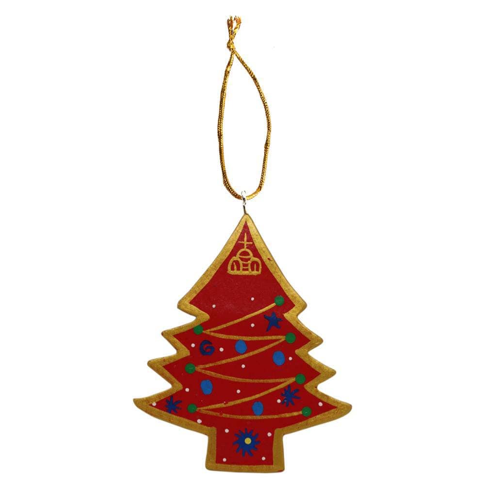 Wooden Hanging Christmas Decoration - Christmas Tree Shared Earth &Keep