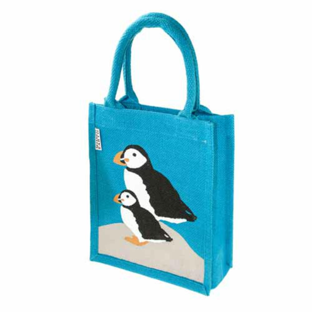 Small Jute Shopping Bag by Shared Earth - Puffin &Keep