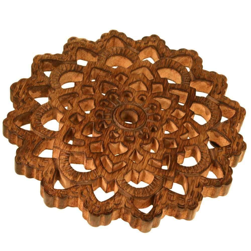 Mandala Mango Wood Trivet
