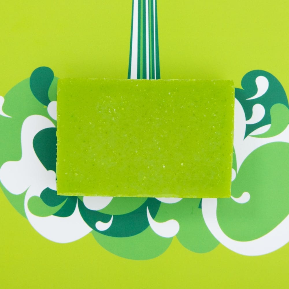 Shower Blocks Lime & Sandalwood Solid Shower Gel &Keep