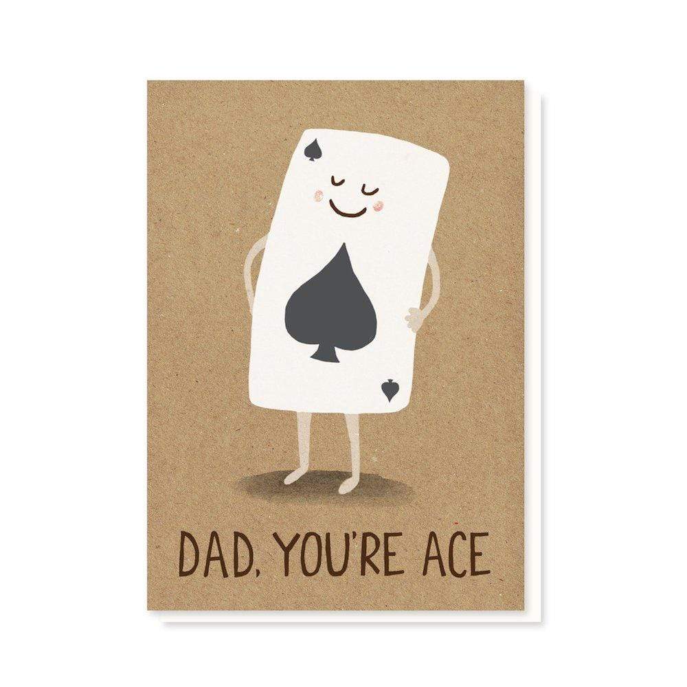Ace Dad - Recycled Greetings Card Stormy knight &Keep