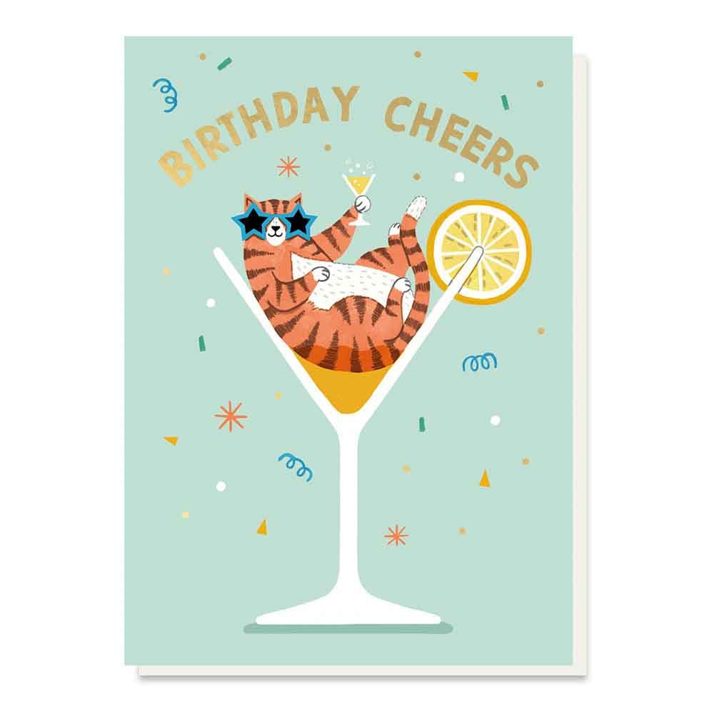Birthday Cheers Greetings Card Stormy Knight &Keep