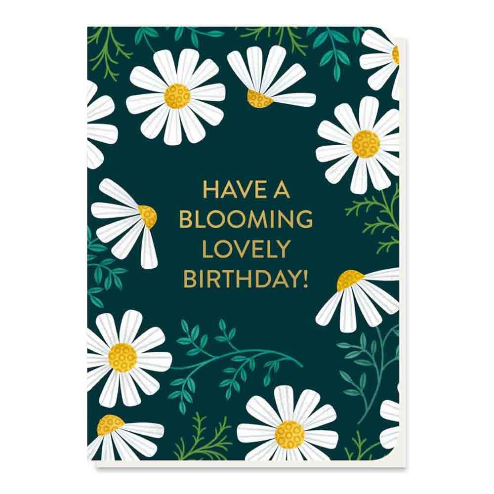 Blooming Lovely Birthday Greetings Card with Chamomile Seed Sticks &Keep