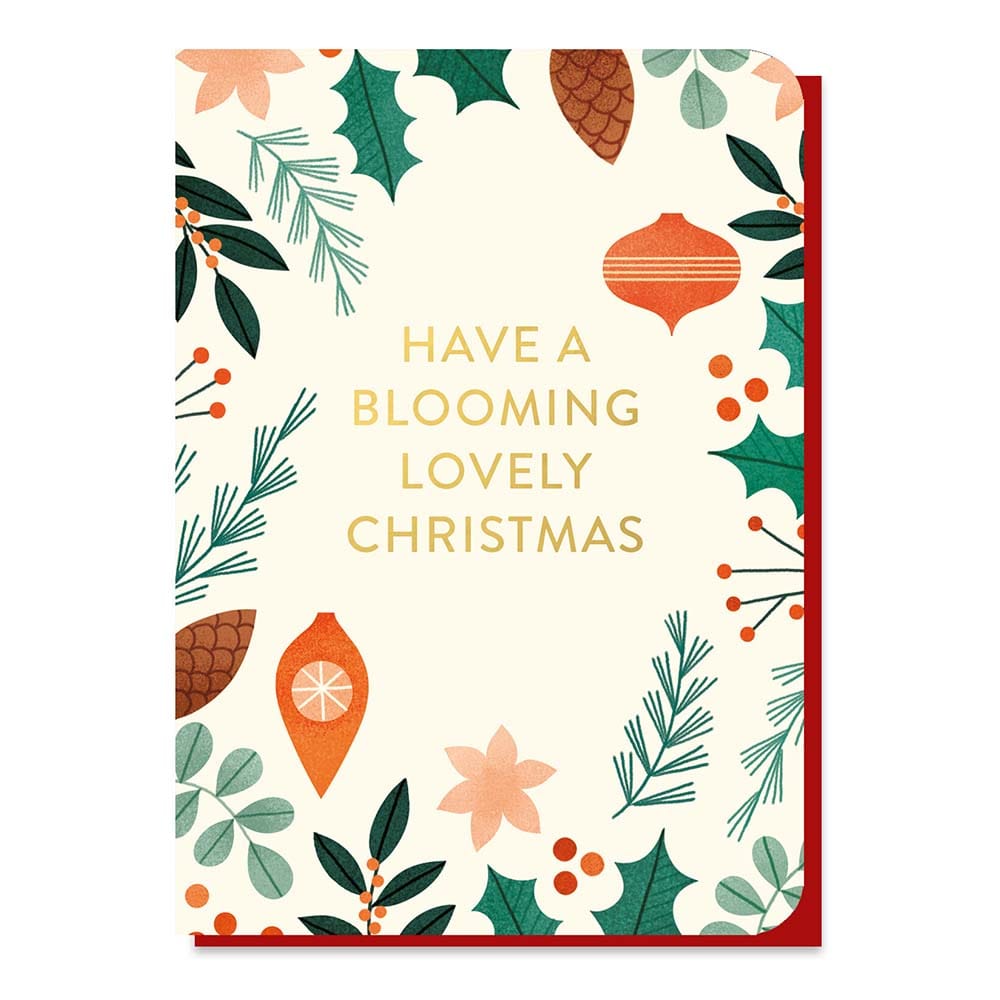 Blooming Lovely Christmas Greetings Card with Christmas Tree Seed Sticks &Keep