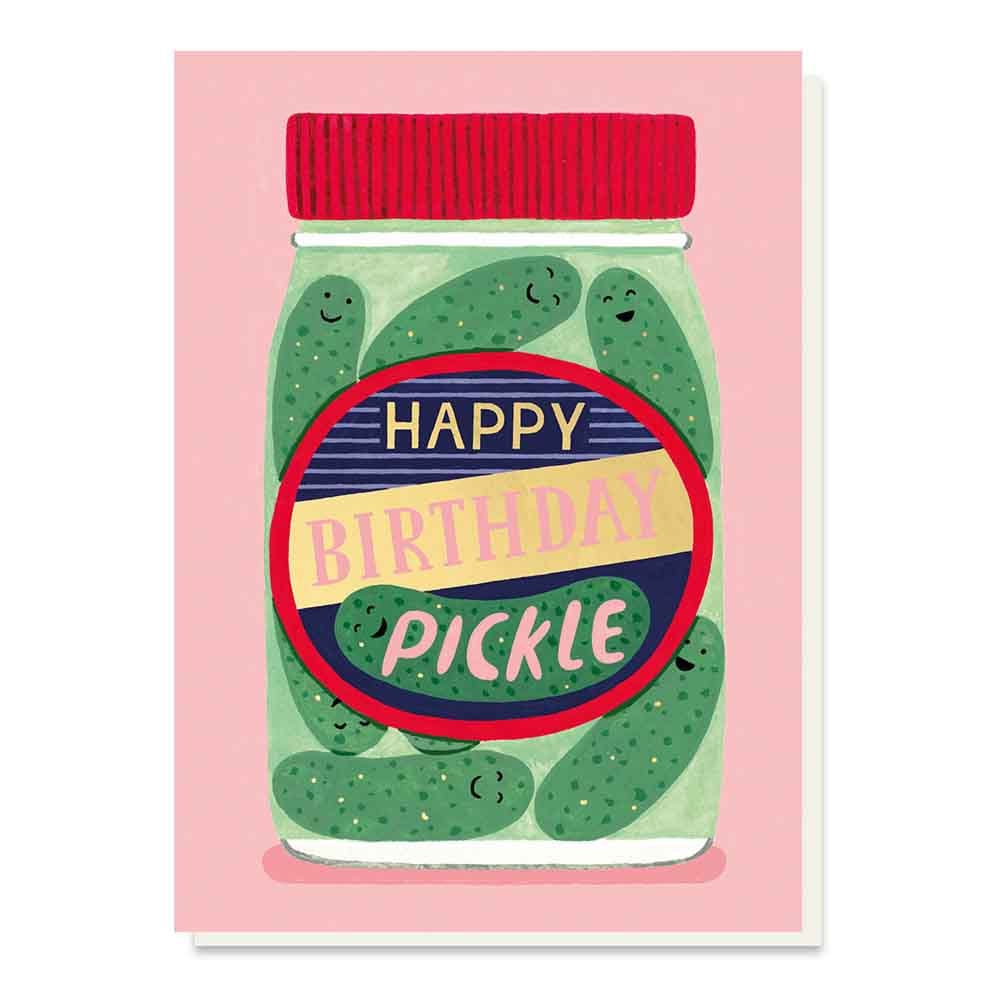 Happy Birthday Pickle Greetings Card Stormy Knight &Keep
