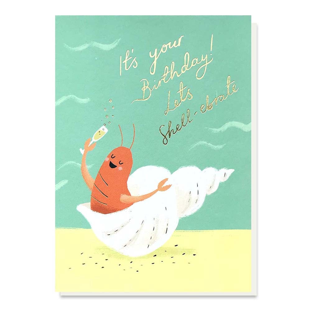 Let's Shell-abrate Birthday Greetings Card Stormy Knight &Keep