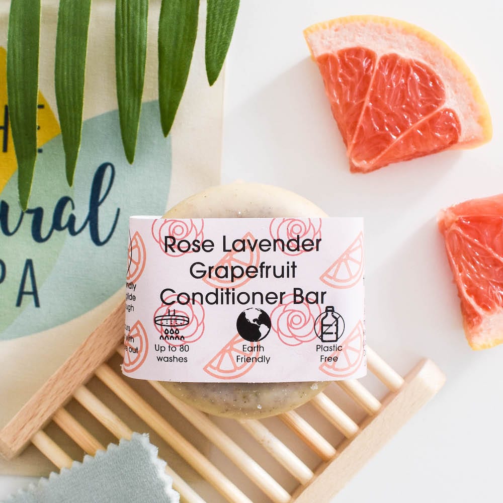 Rose, Lavender & Grapefruit Conditioner Bar by The Natural Spa &Keep