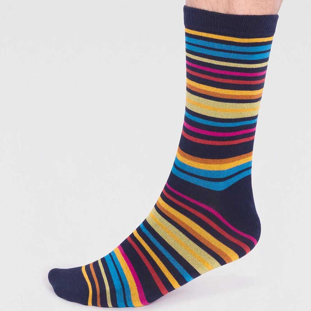 3-Pack of Men's Classic Bamboo Socks by Thought - Cycles &Keep