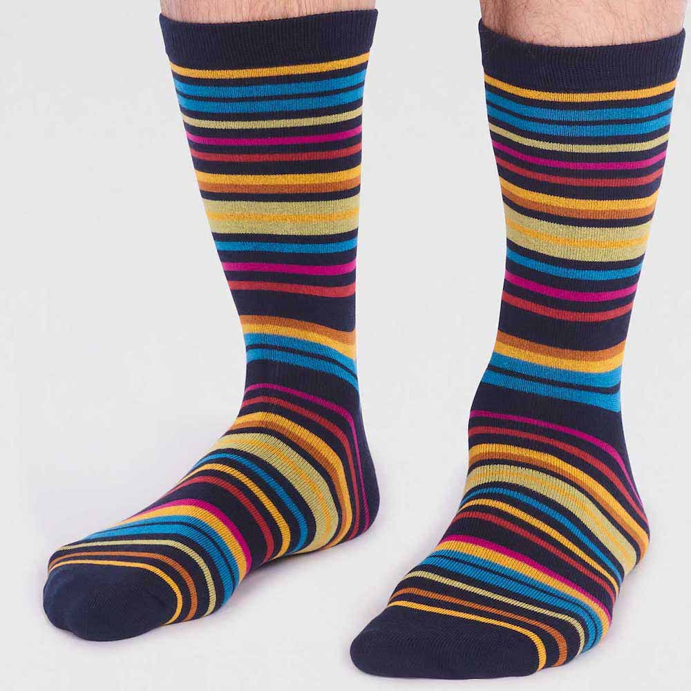 3-Pack of Men's Classic Bamboo Socks by Thought - Cycles &Keep