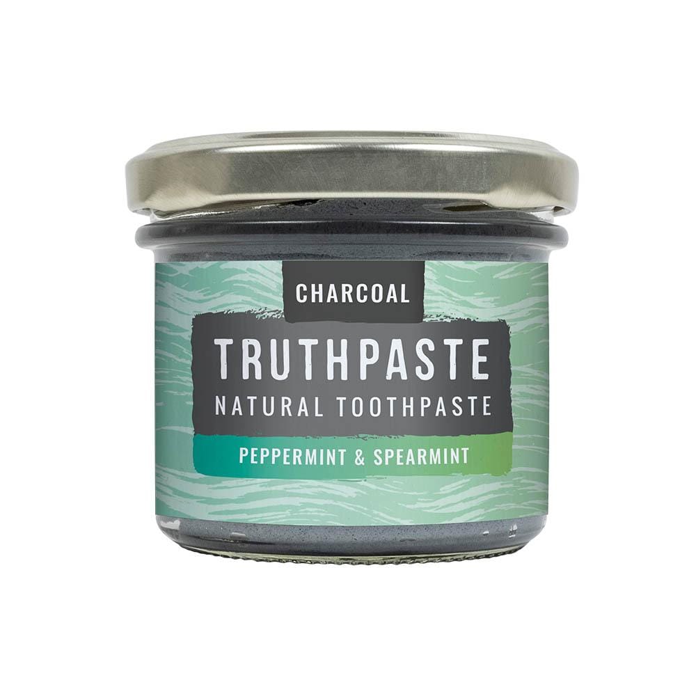 Truthpaste - Natural Toothpaste Charcoal Peppermint 120g &Keep