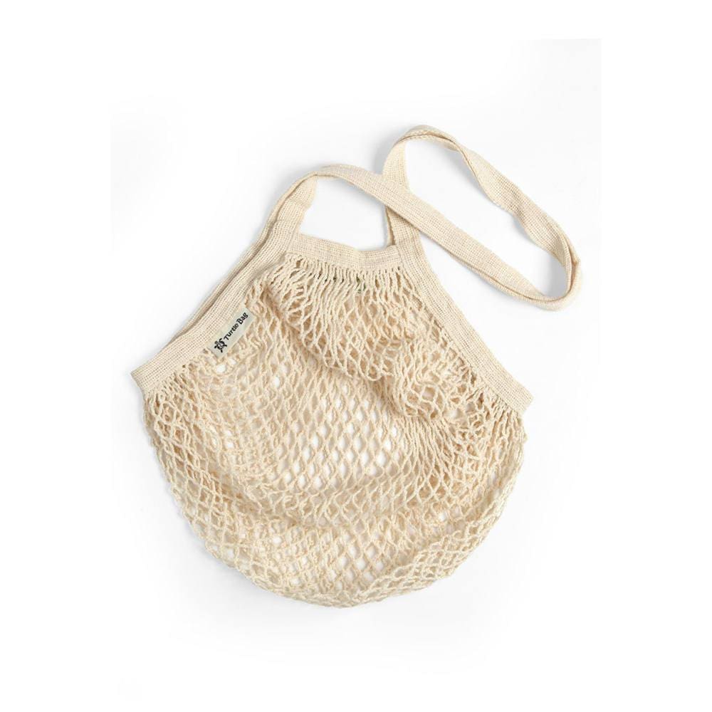 Turtle Bags Organic Cotton Long-Handled String Bag By Turtle Bags - Various Colours &keep