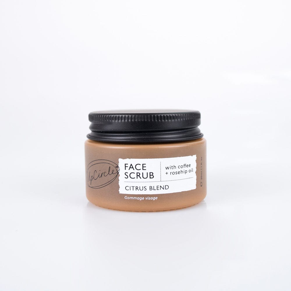 UpCircle Coffee Face Scrub - Citrus Blend Travel Size 30ml &Keep