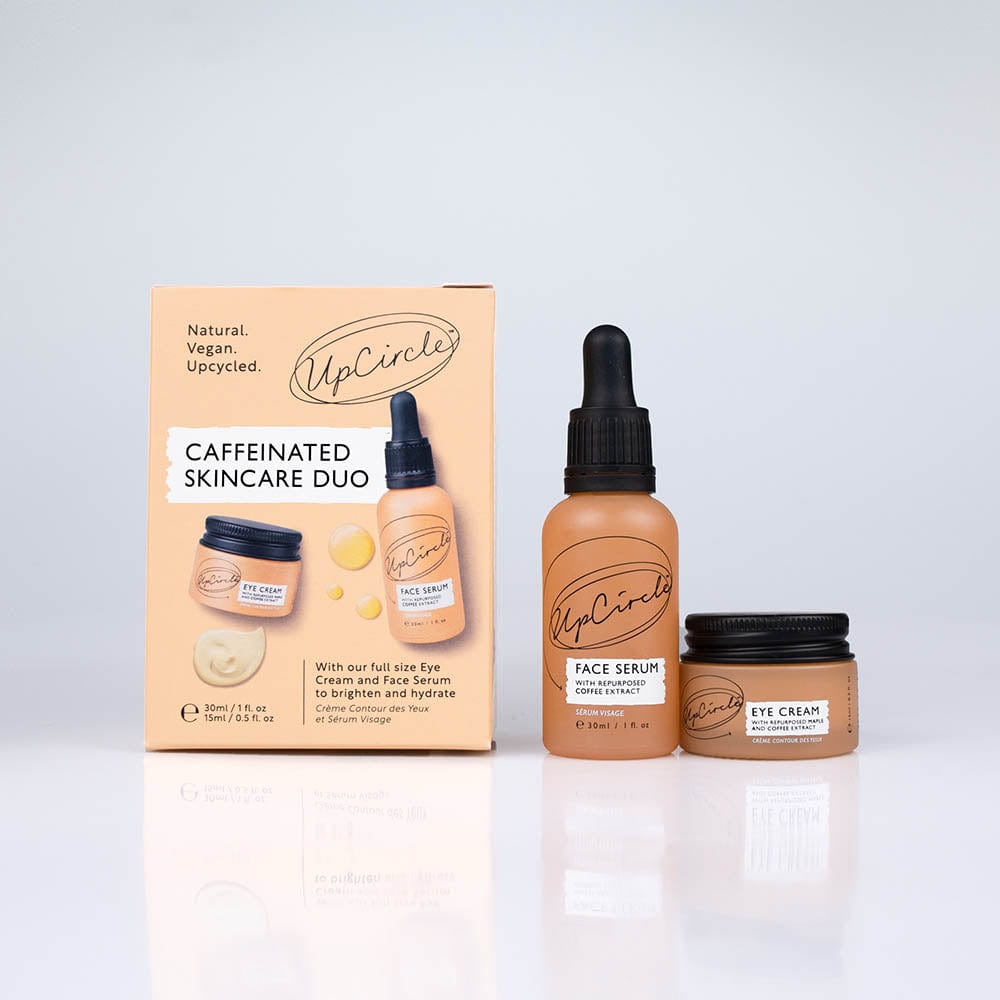 UpCircle Caffeinated Duo - Eye Cream & Face Serum &Keep