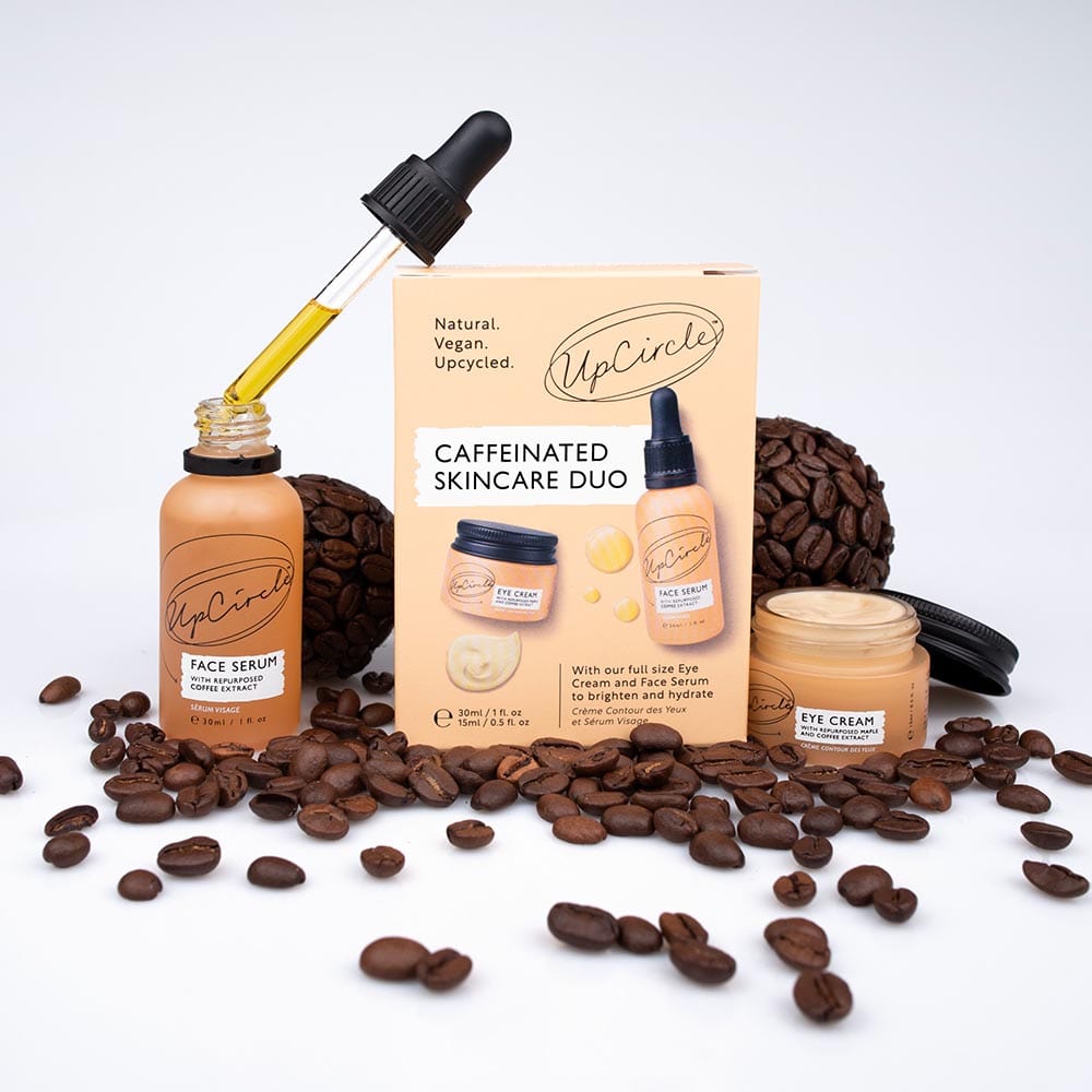 UpCircle Caffeinated Duo - Eye Cream & Face Serum &Keep