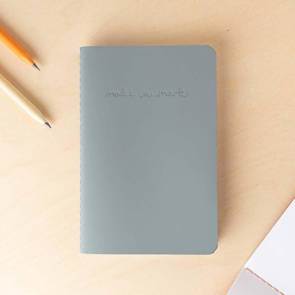 Recycled Leather Plain & Lined Pocket Journal &Keep