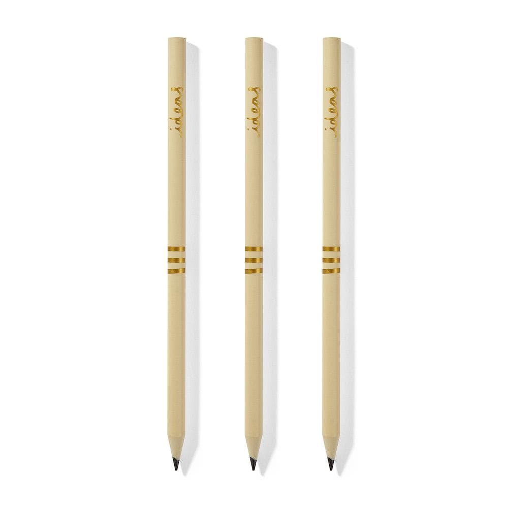 Recycled CD Case Pencils - 'Ideas' Set of 3 &Keep