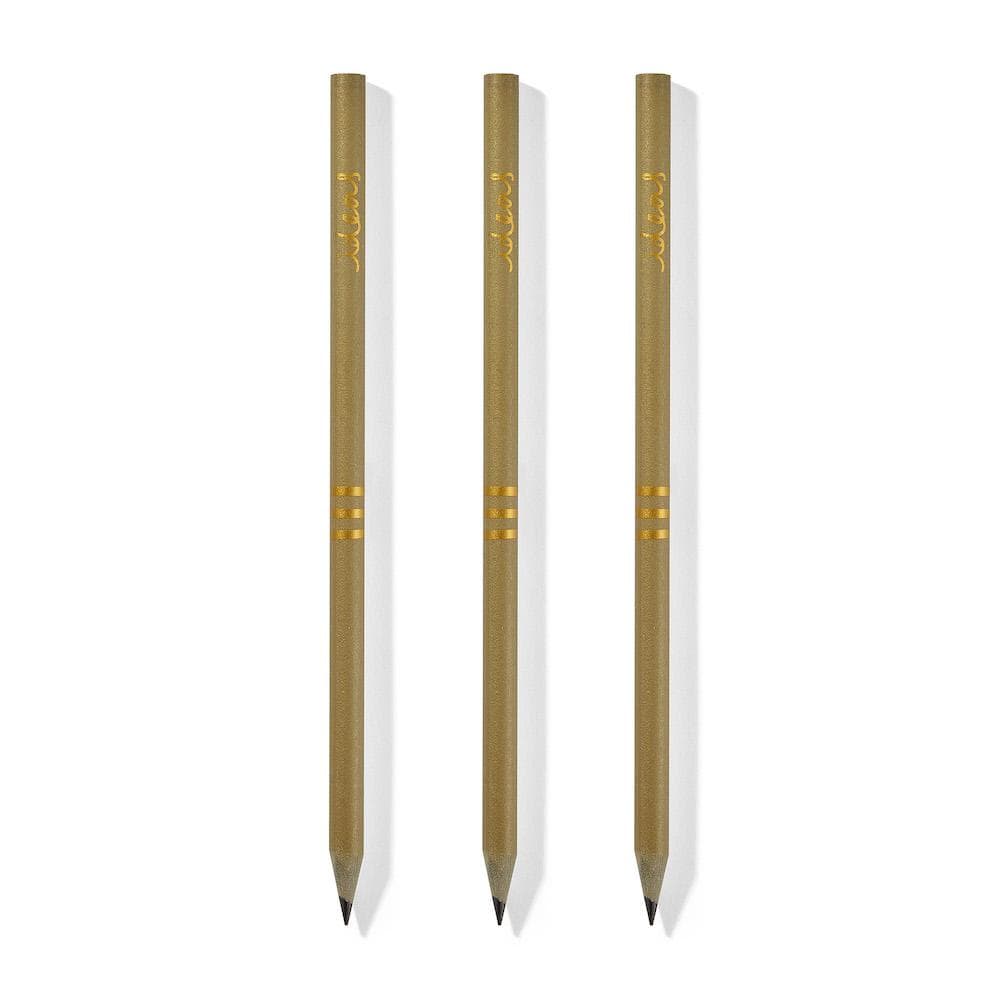 Recycled CD Case Pencils - 'Ideas' Set of 3 &Keep